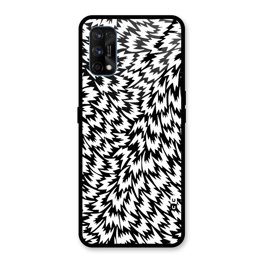 Lion Abstract Art Pattern Glass Back Case for Realme 7 Pro