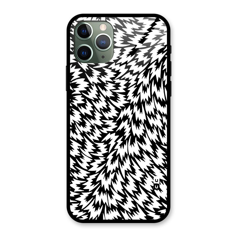 Lion Abstract Art Pattern Glass Back Case for iPhone 11 Pro