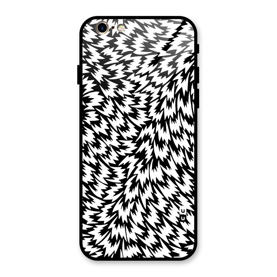 Lion Abstract Art Pattern Glass Back Case for iPhone 6 6S
