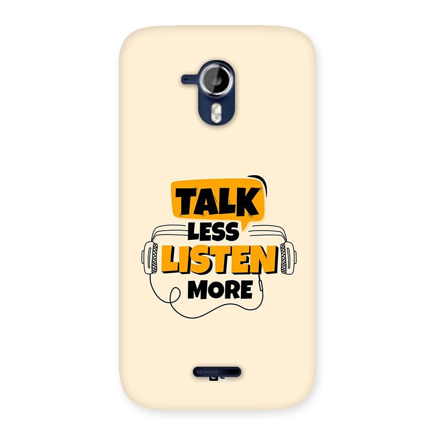 Listen More Back Case for Canvas Magnus A117