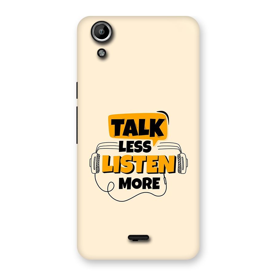 Listen More Back Case for Canvas Selfie Lens Q345