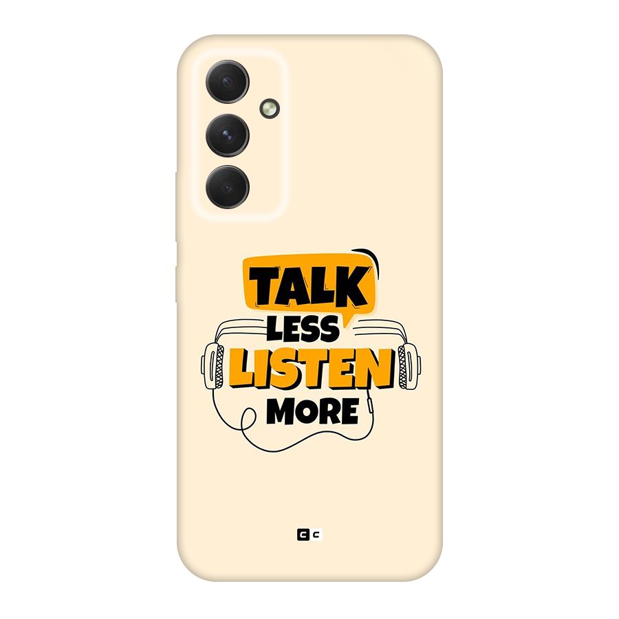 Listen More Back Case for Galaxy A54