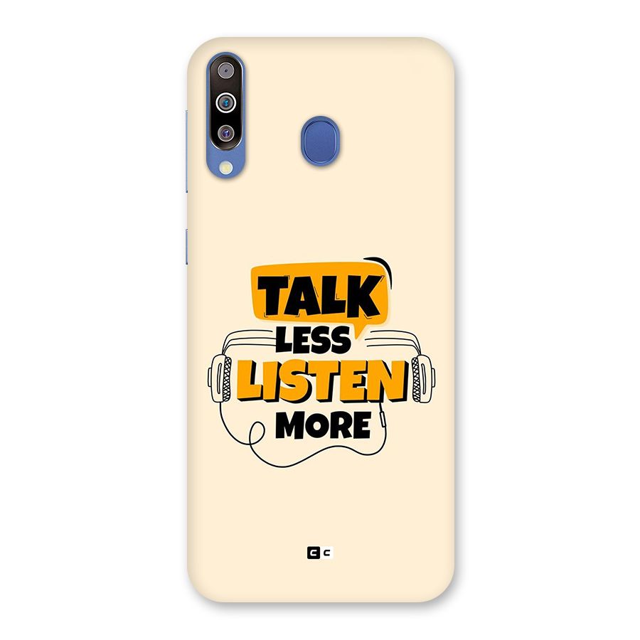 Listen More Back Case for Galaxy M30