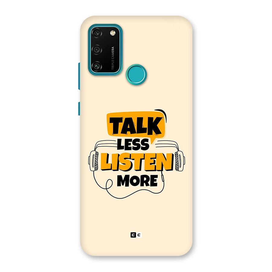 Listen More Back Case for Honor 9A