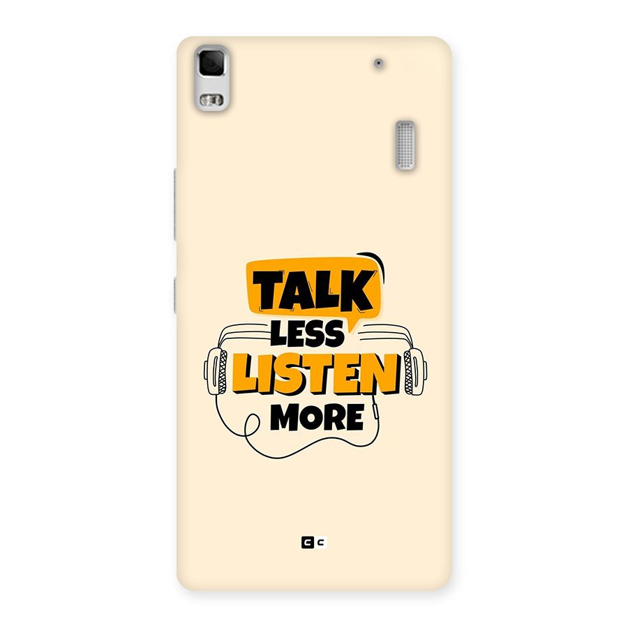 Listen More Back Case for Lenovo K3 Note