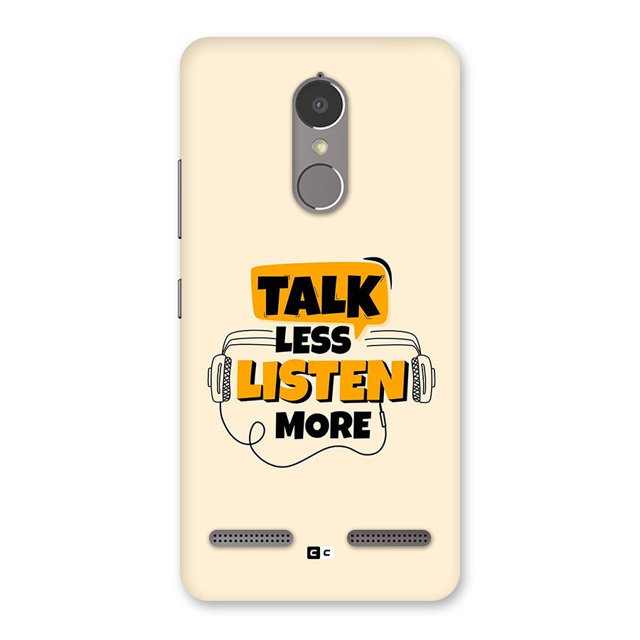 Listen More Back Case for Lenovo K6 Power