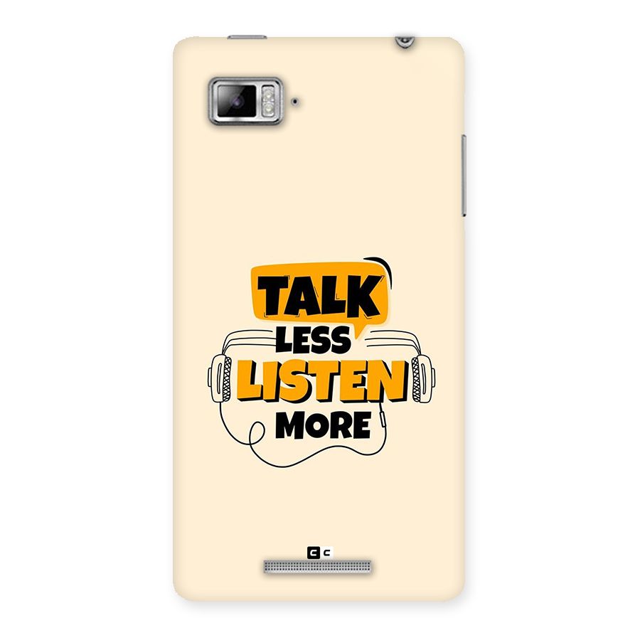 Listen More Back Case for Lenovo Vibe Z K910