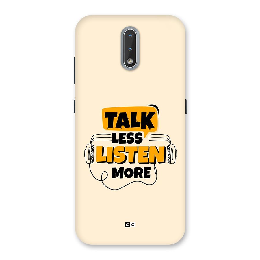 Listen More Back Case for Nokia 2.3