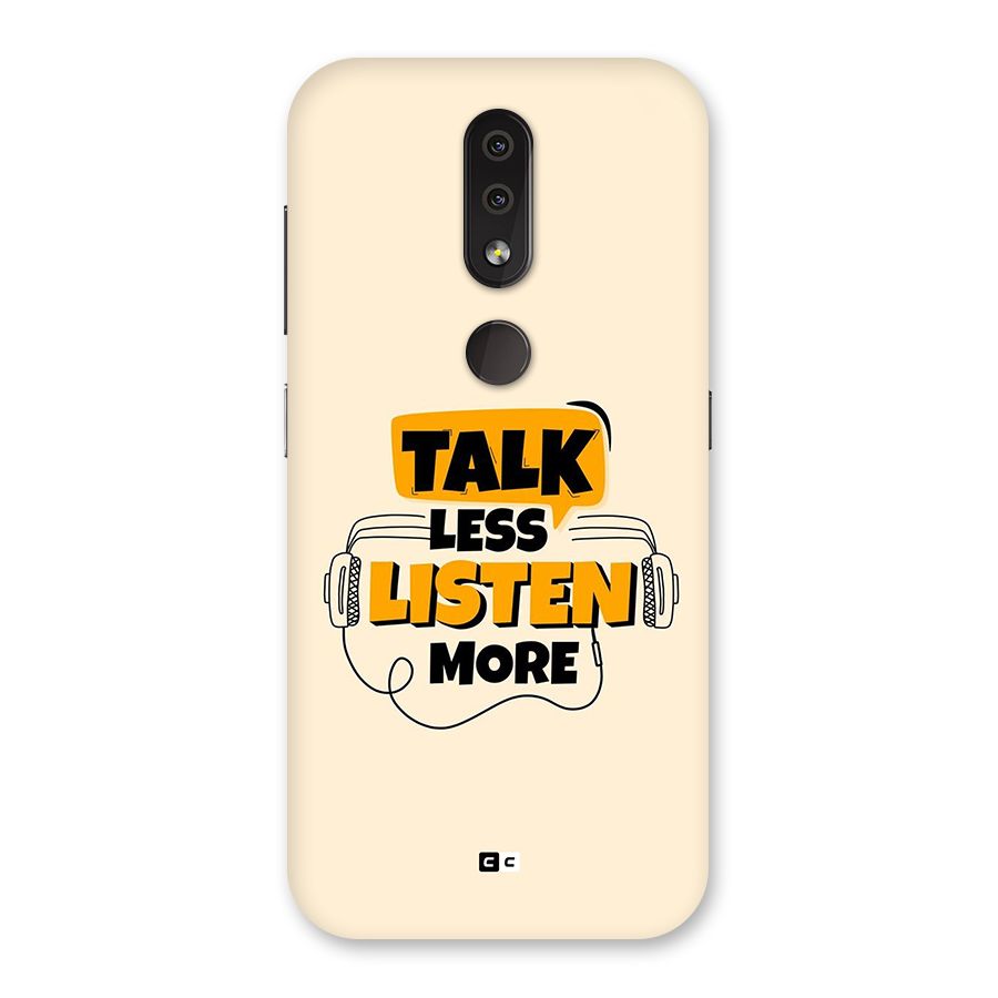 Listen More Back Case for Nokia 4.2