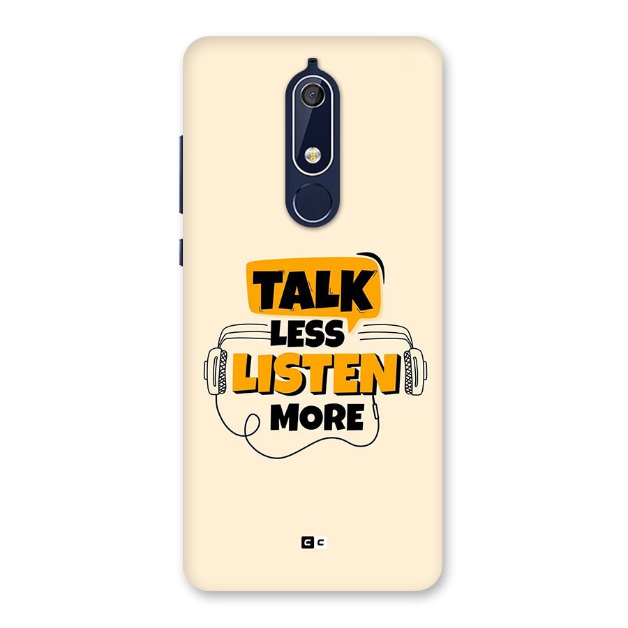 Listen More Back Case for Nokia 5.1