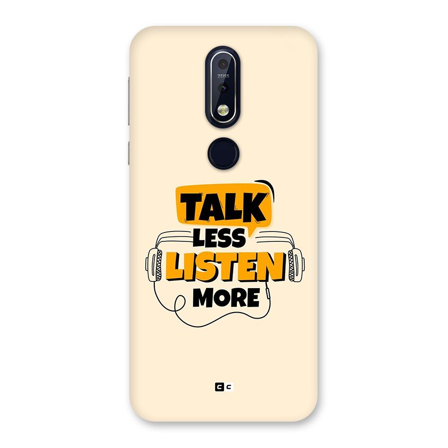 Listen More Back Case for Nokia 7.1