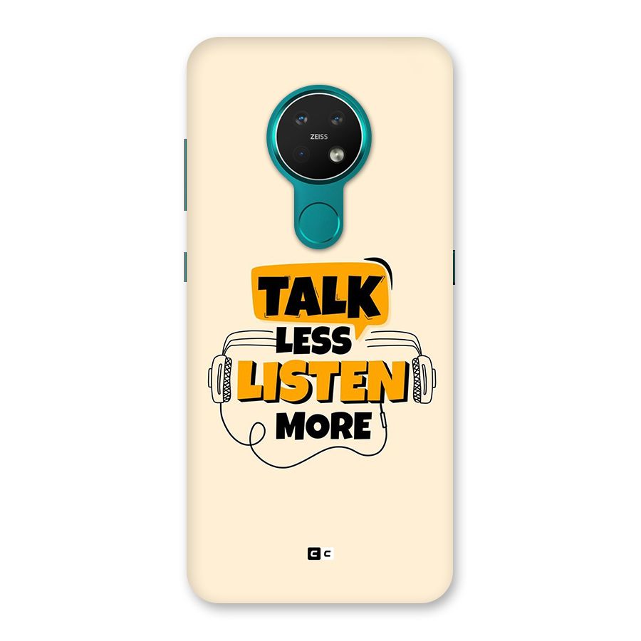 Listen More Back Case for Nokia 7.2
