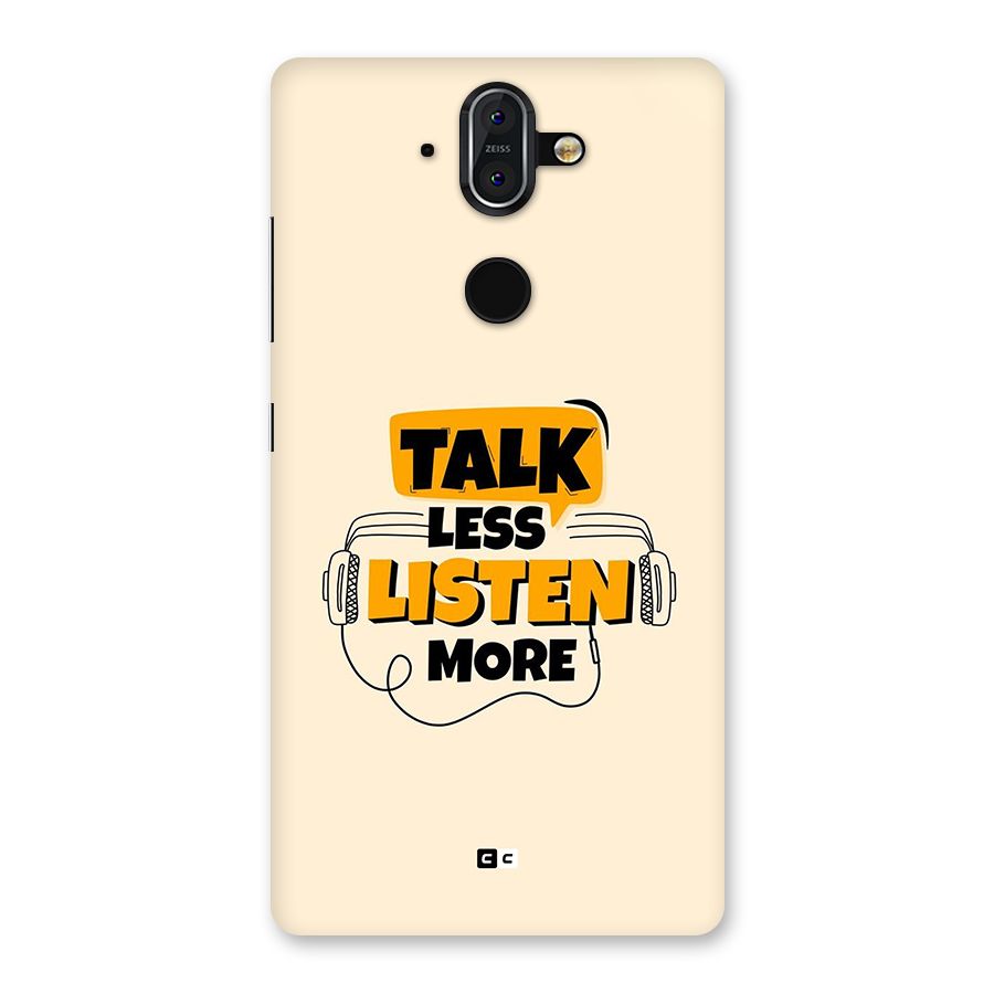 Listen More Back Case for Nokia 8 Sirocco