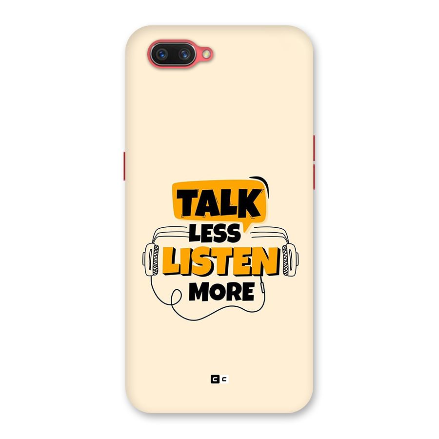 Listen More Back Case for Oppo A3s