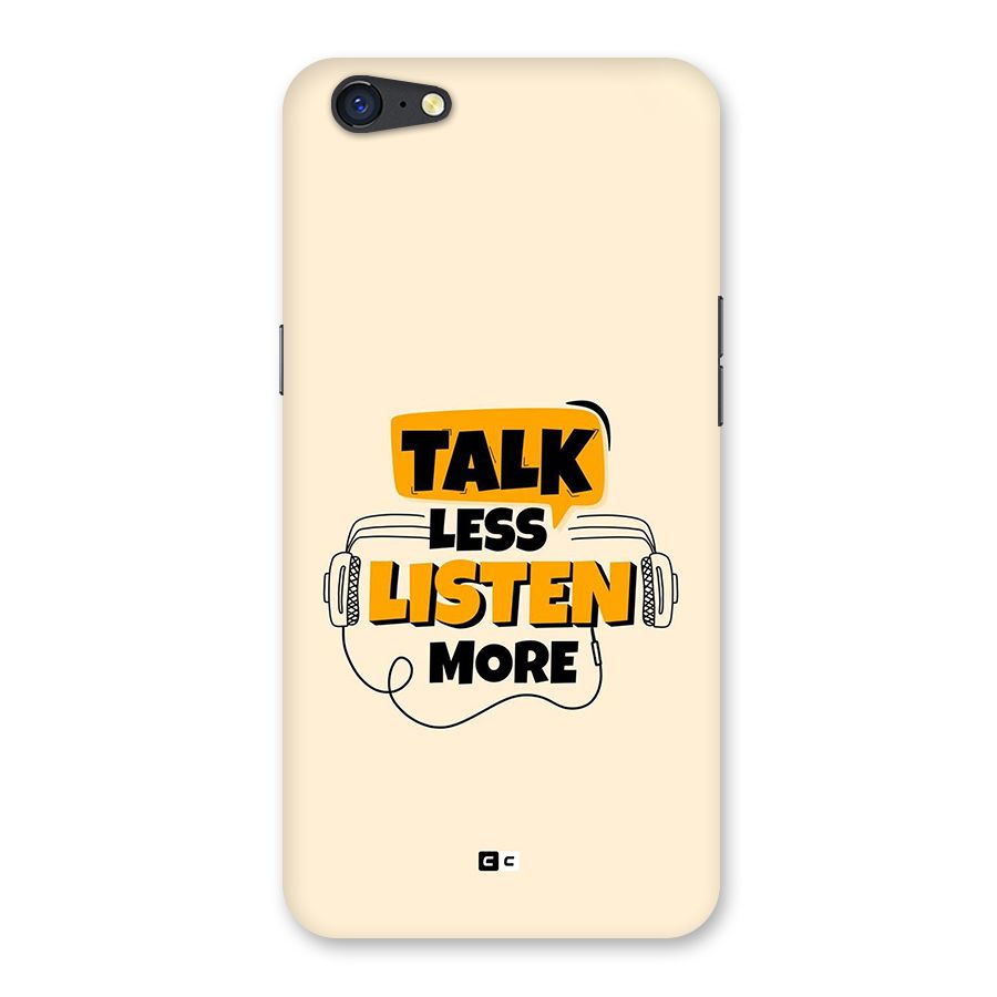 Listen More Back Case for Oppo A71