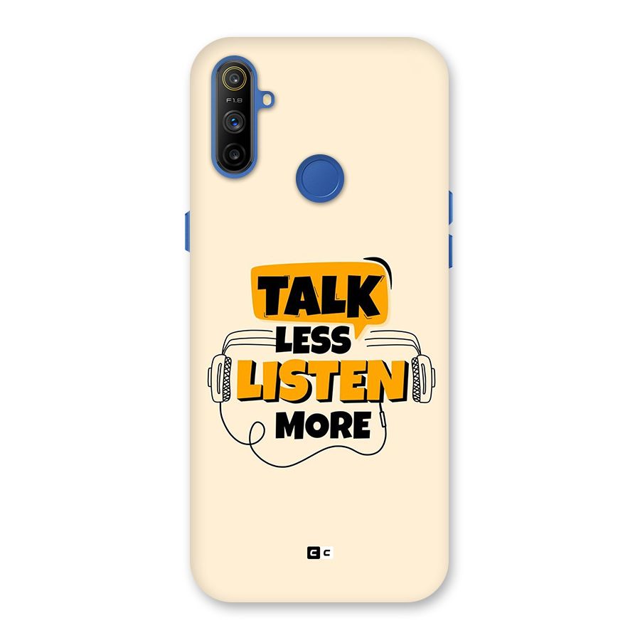 Listen More Back Case for Realme Narzo 10A