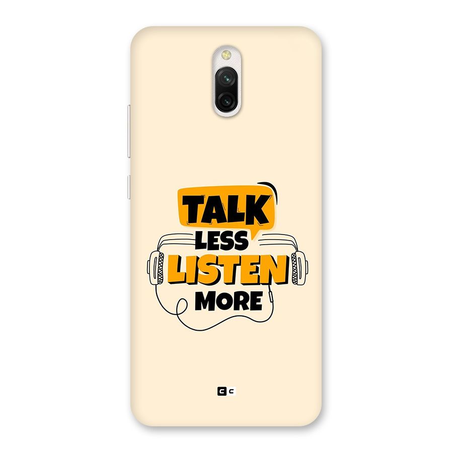 Listen More Back Case for Redmi 8A Dual