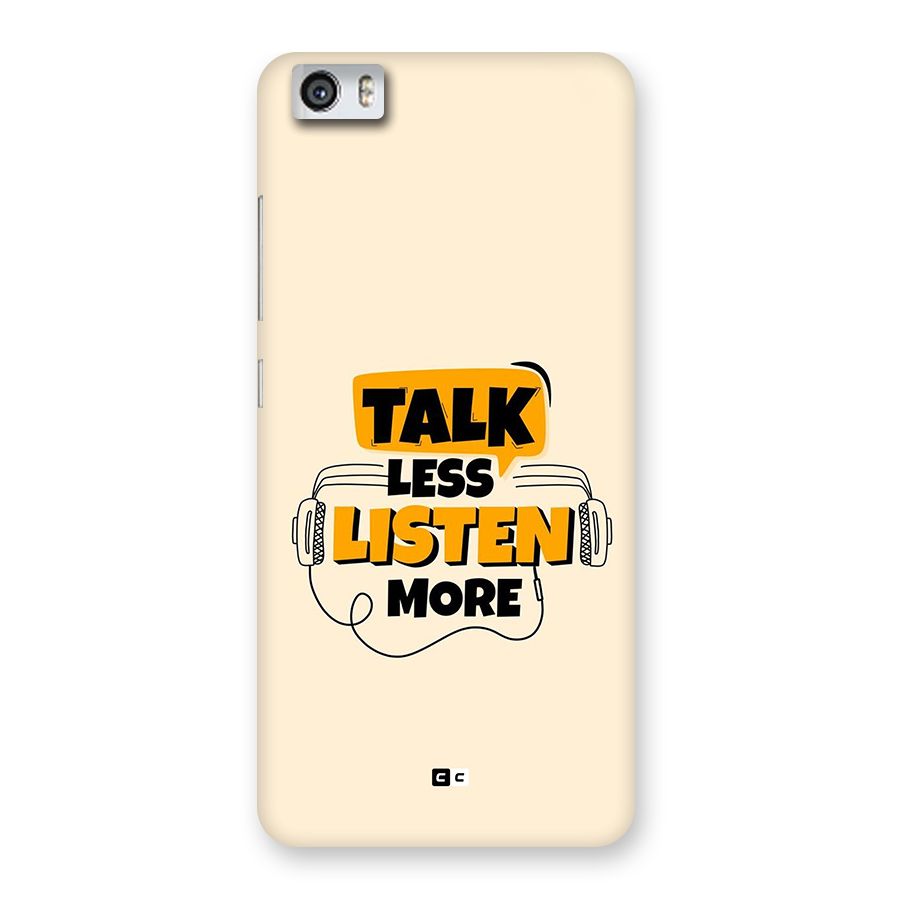 Listen More Back Case for Redmi Mi 5