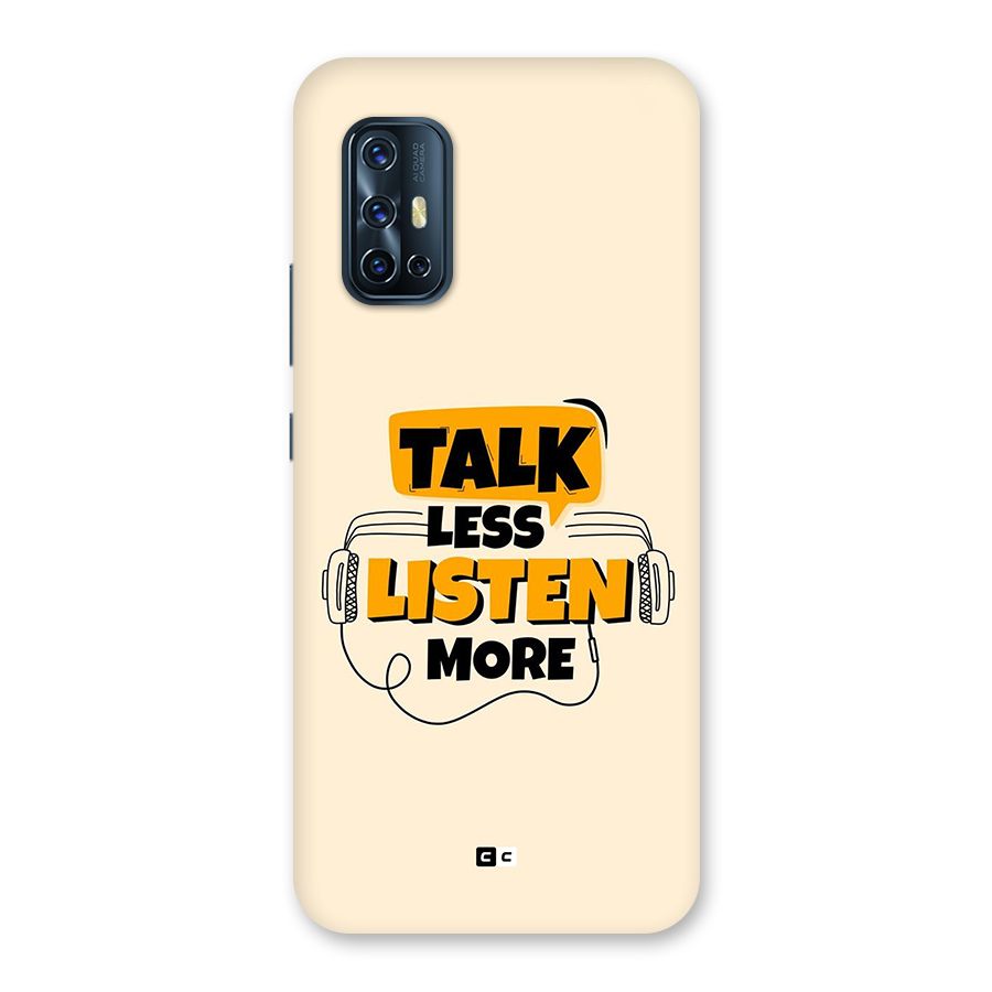 Listen More Back Case for Vivo V17