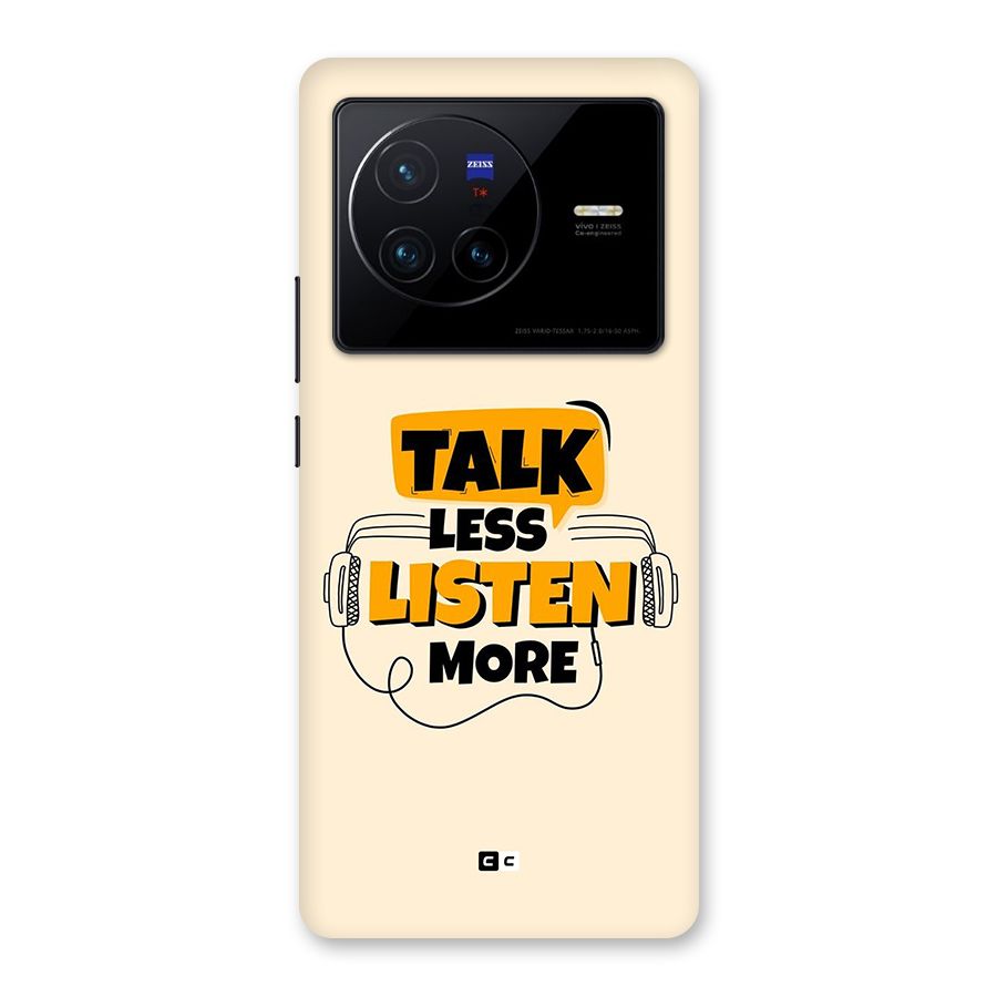 Listen More Back Case for Vivo X80