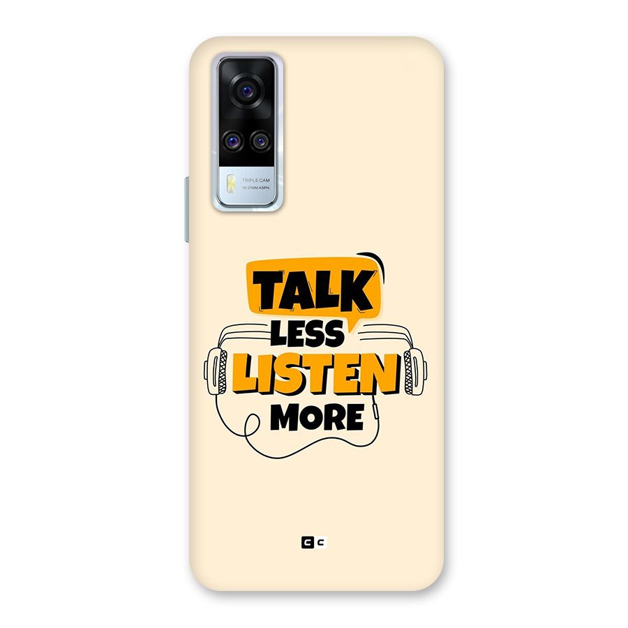 Listen More Back Case for Vivo Y31
