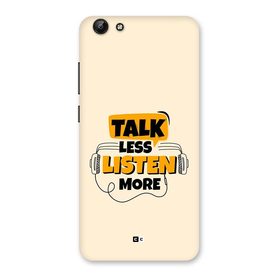 Listen More Back Case for Vivo Y69