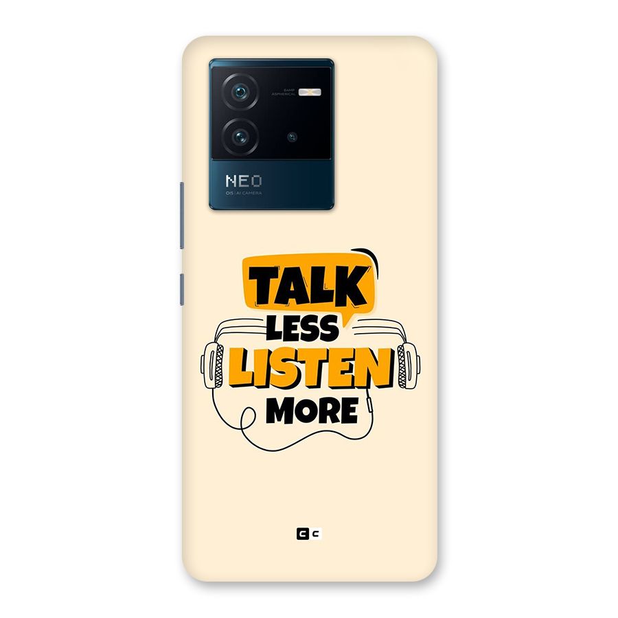 Listen More Back Case for Vivo iQOO Neo 6 5G