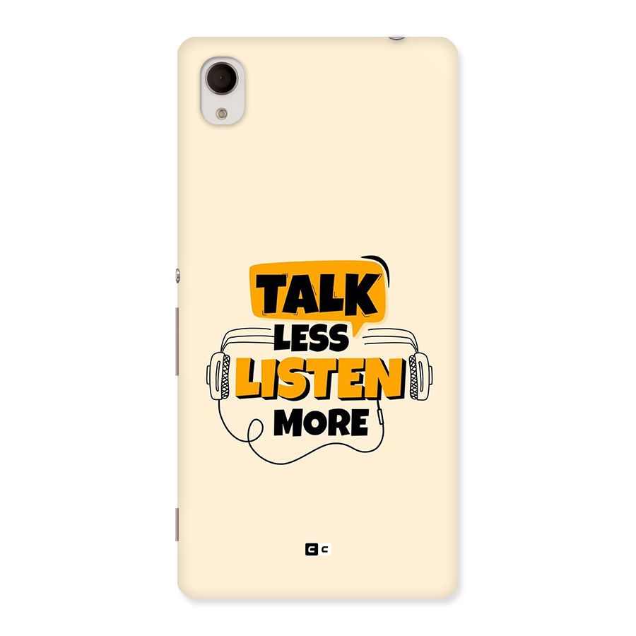 Listen More Back Case for Xperia M4 Aqua