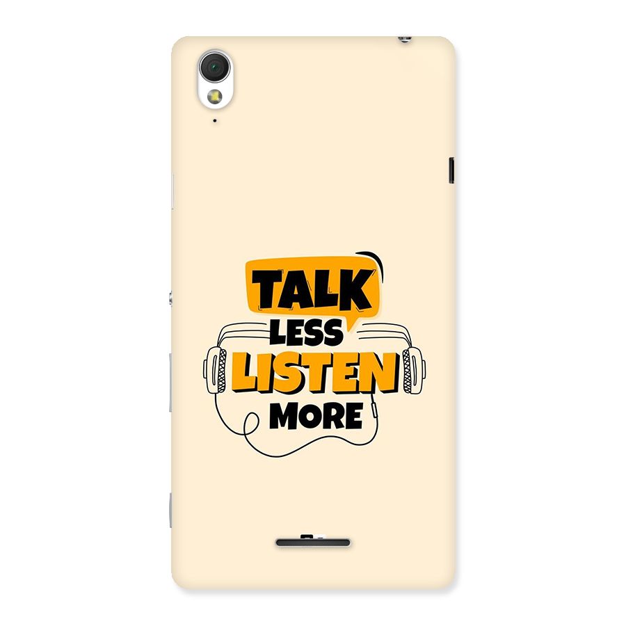 Listen More Back Case for Xperia T3