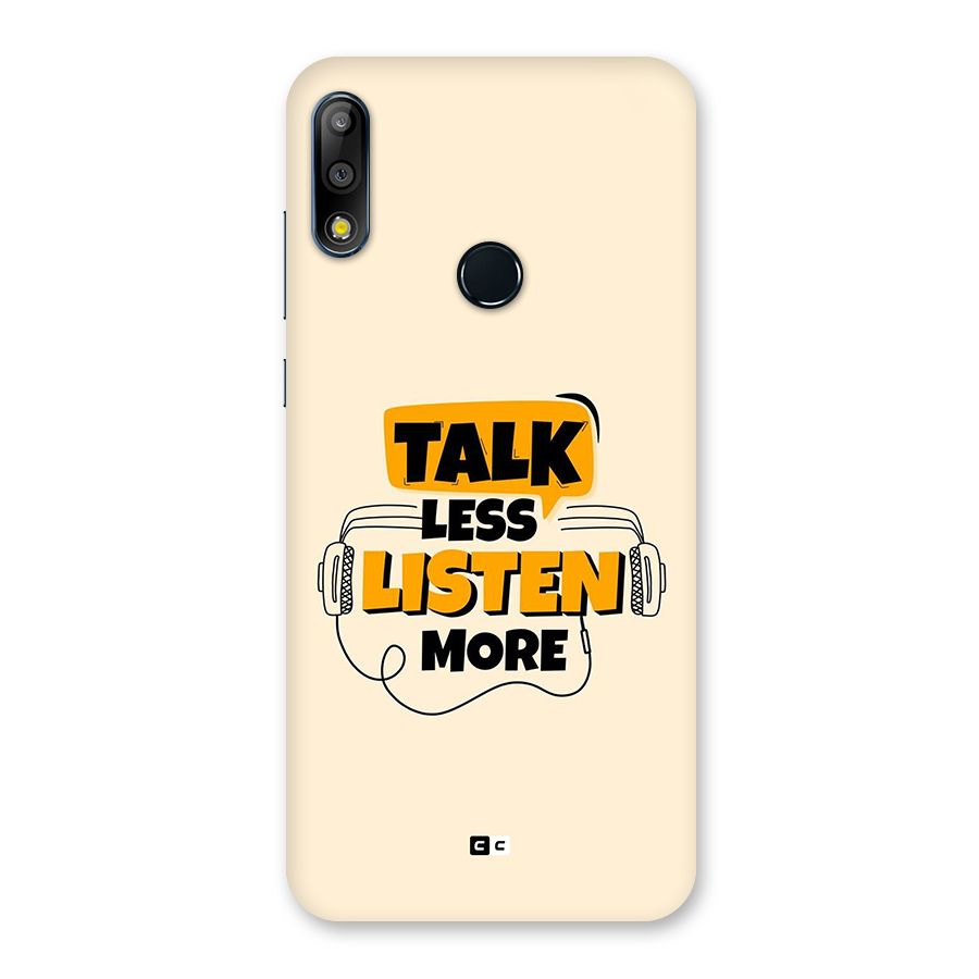 Listen More Back Case for Zenfone Max Pro M2
