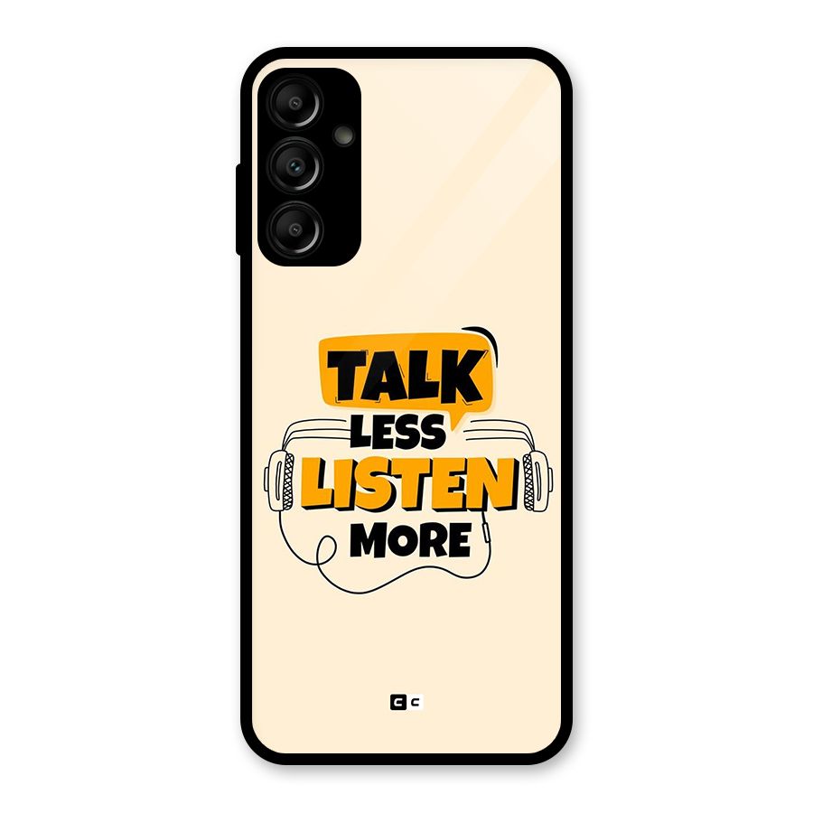 Listen More Glass Back Case for Galaxy A14 5G