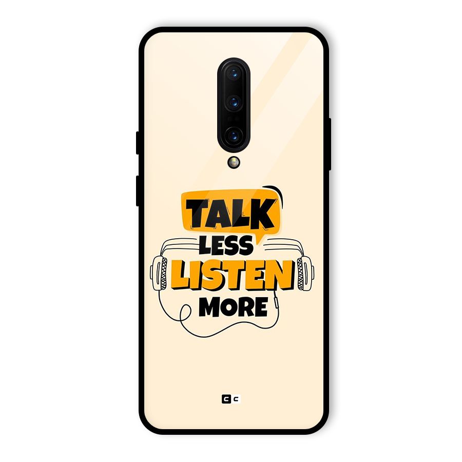 Listen More Glass Back Case for OnePlus 7 Pro