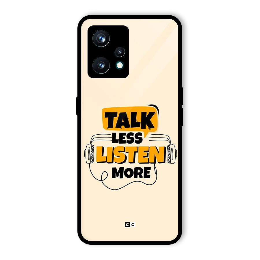 Listen More Glass Back Case for Realme 9 Pro Plus 5G