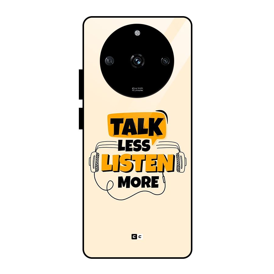 Listen More Glass Back Case for Realme Narzo 60 5G