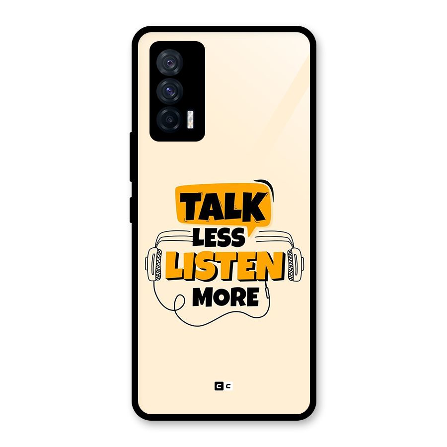 Listen More Glass Back Case for Vivo iQOO 7 5G