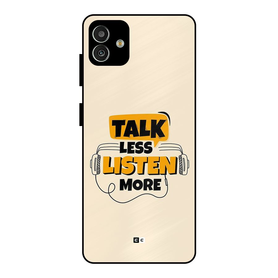 Listen More Metal Back Case for Galaxy M13 5G