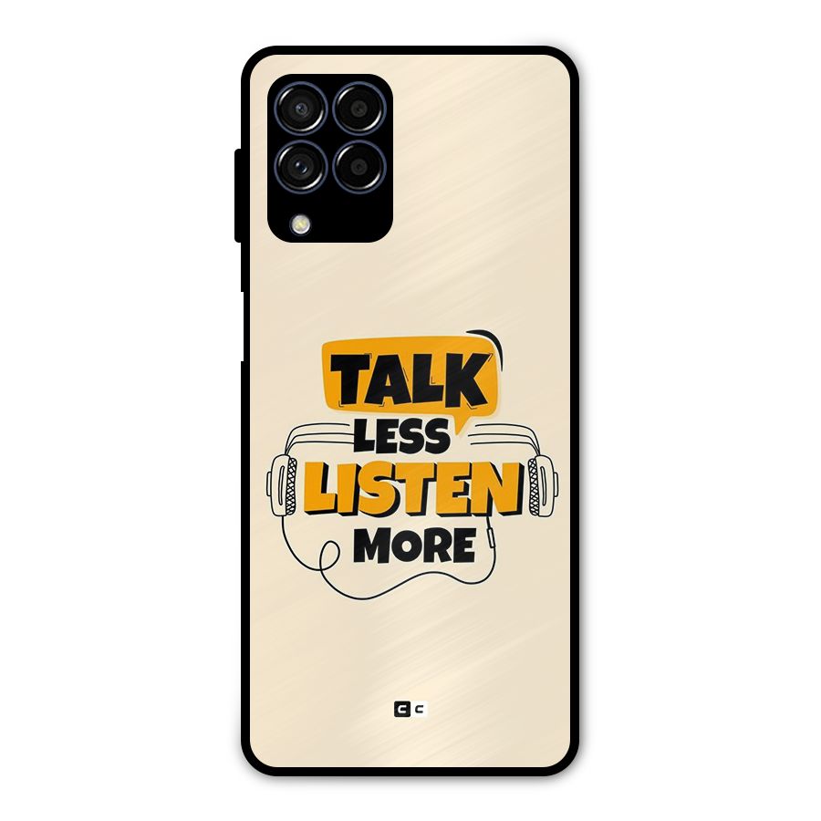 Listen More Metal Back Case for Galaxy M53 5G