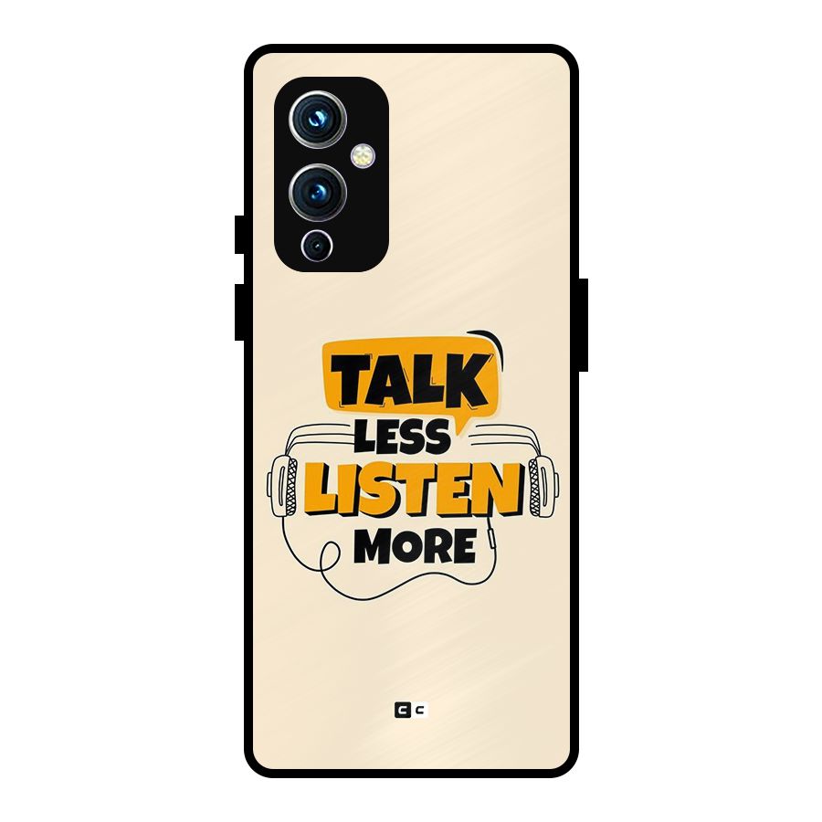 Listen More Metal Back Case for OnePlus 9
