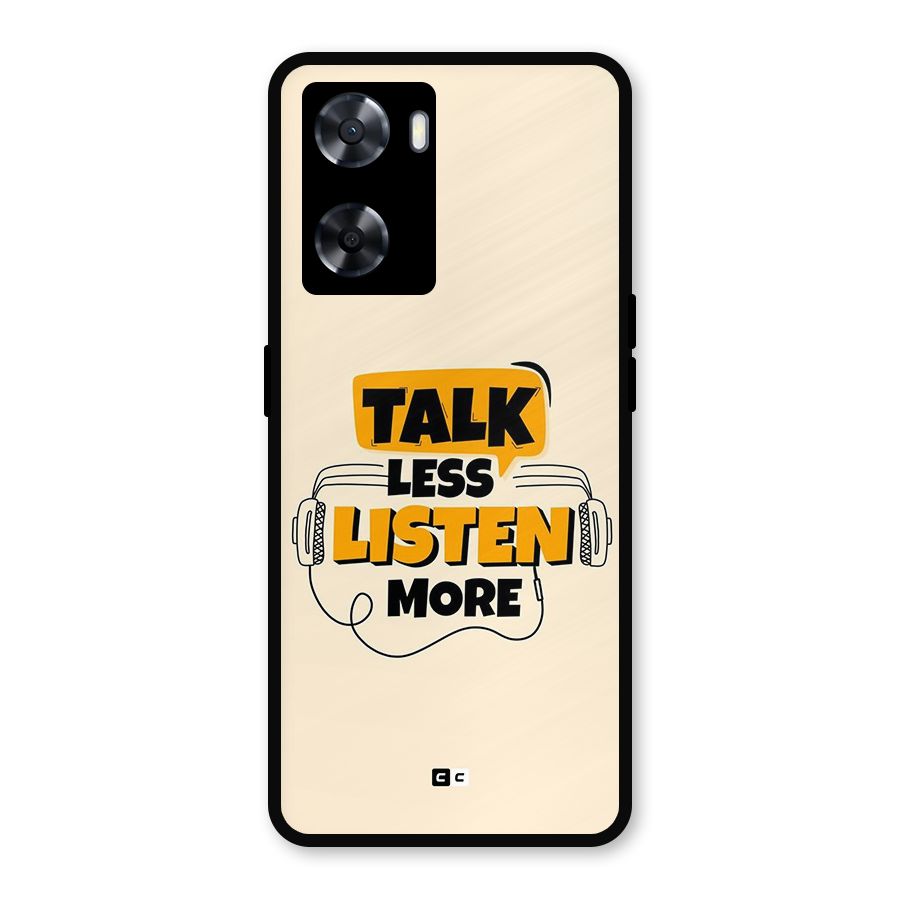 Listen More Metal Back Case for OnePlus Nord N20 SE