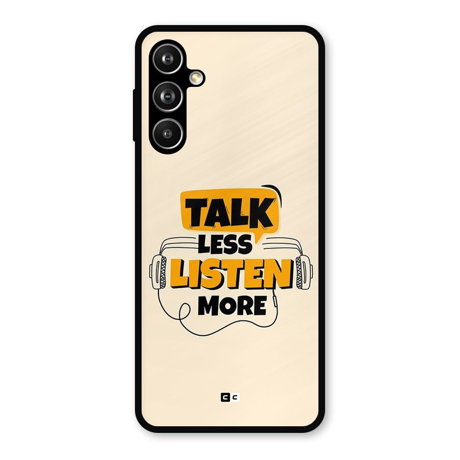 Listen More Metal Back Case for Samsung Galaxy M54