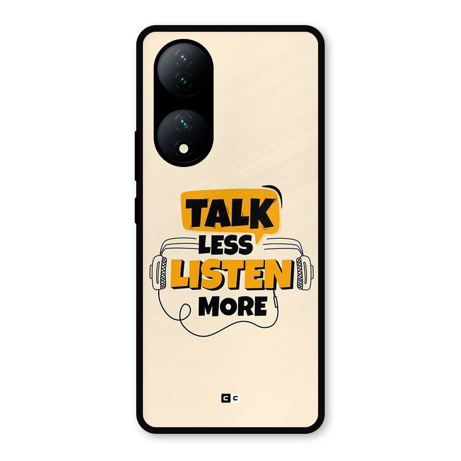 Listen More Metal Back Case for Vivo Y100