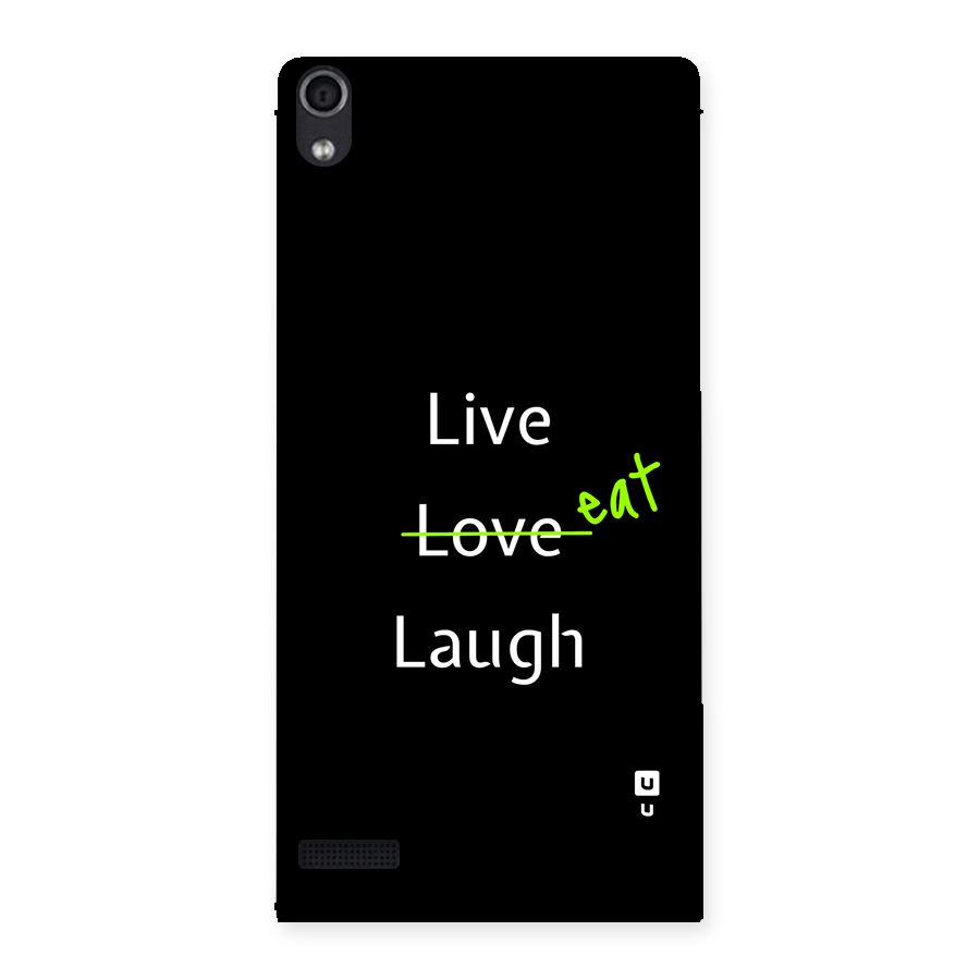Live Eat Laugh Back Case for Ascend P6