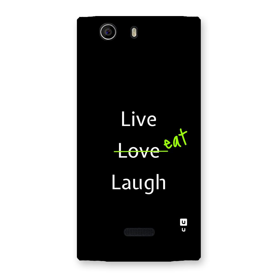 Live Eat Laugh Back Case for Canvas Nitro 2 E311