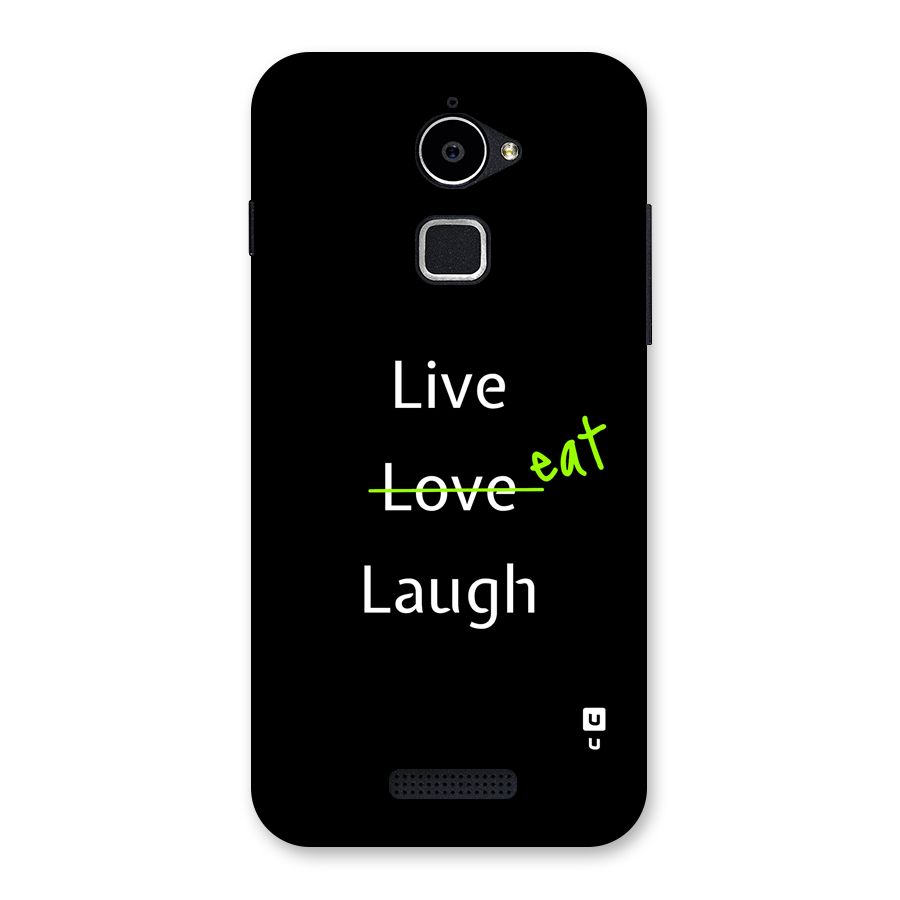 Live Eat Laugh Back Case for Coolpad Note 3 Lite