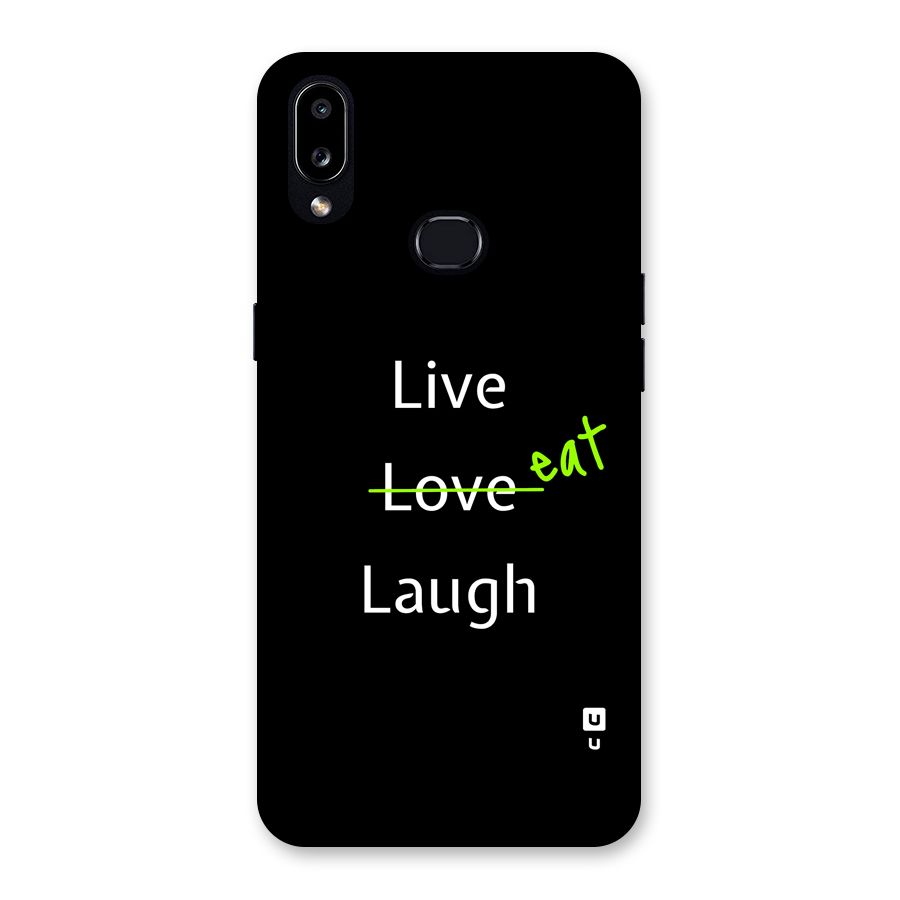 Live Eat Laugh Back Case for Galaxy A10s