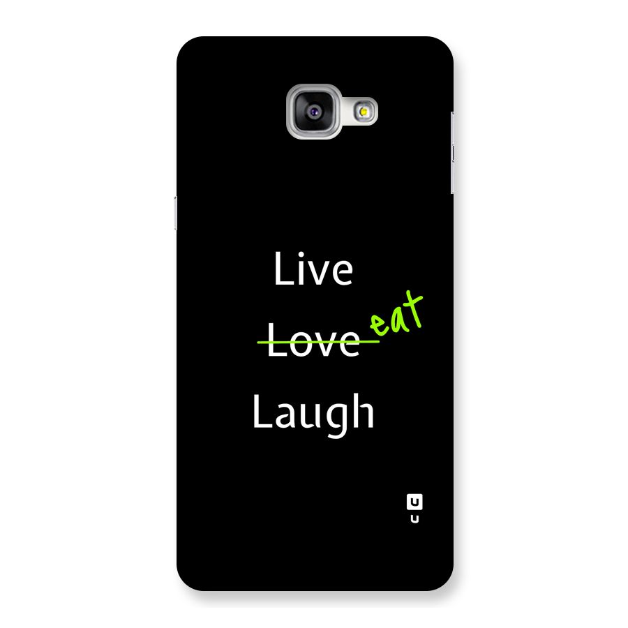 Live Eat Laugh Back Case for Galaxy A9
