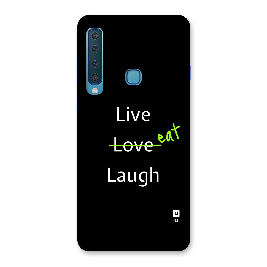 Live Eat Laugh Back Case for Galaxy A9 (2018)