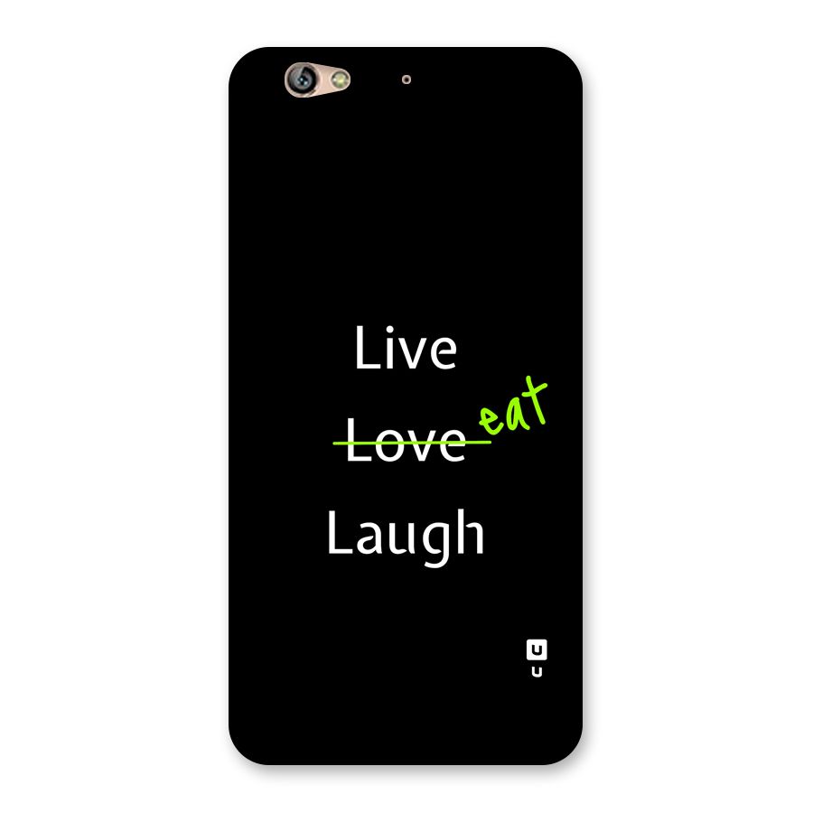 Live Eat Laugh Back Case for Gionee S6