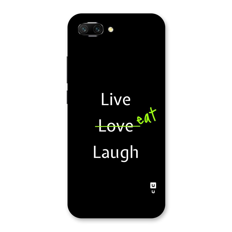 Live Eat Laugh Back Case for Honor 10