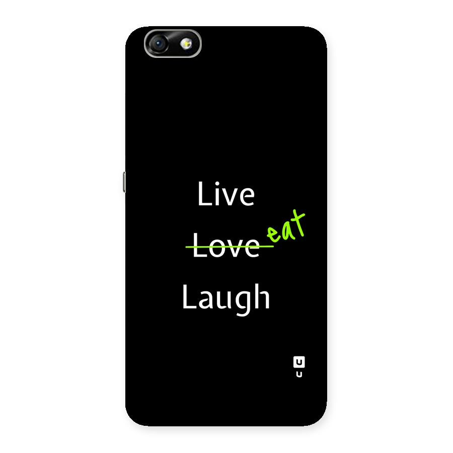 Live Eat Laugh Back Case for Honor 4X